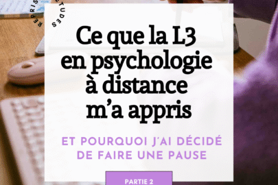 ce que la l3 en psychologie a distance m'a appris